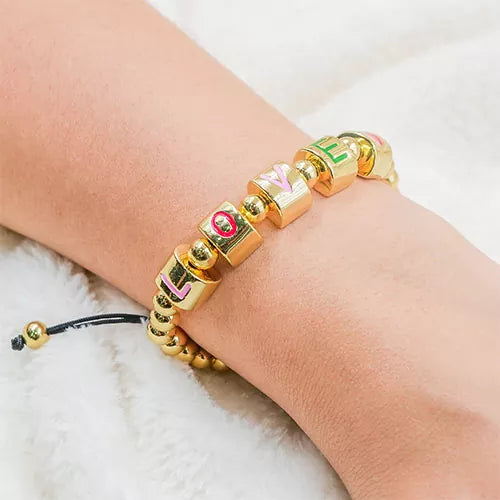 Pulsera en rodio love