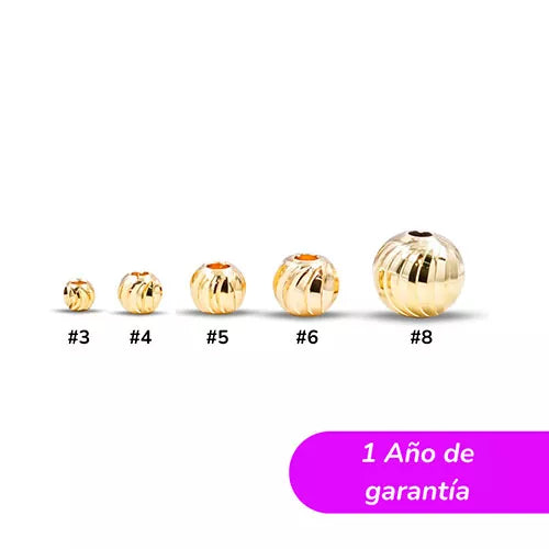 Balin en oro laminado Ref 4