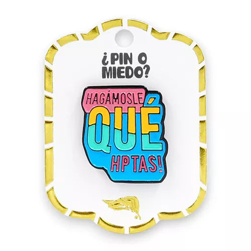 Pin metálico Hagámosle que hptas