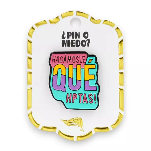 Pin metálico Hagámosle que hptas