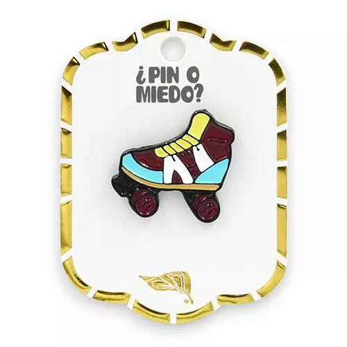 Pin metálico Patín