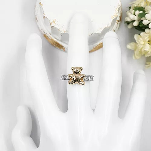 Anillo talla expandible little bear bicolor