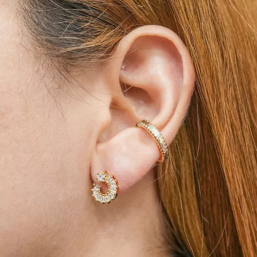 Par de topos shooting star with zircons