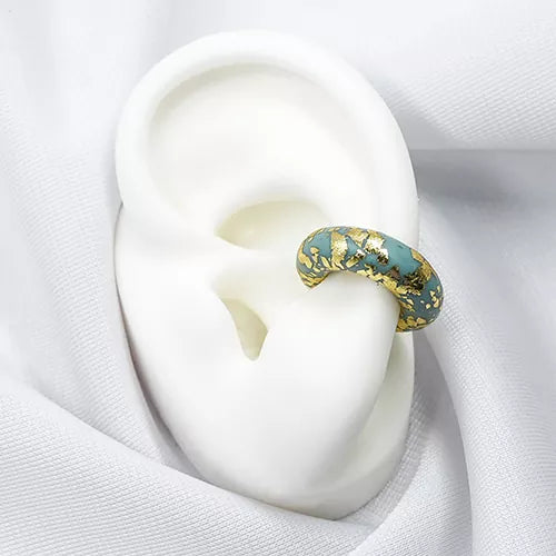 Ear cuff pequeños en arcilla polimérica
