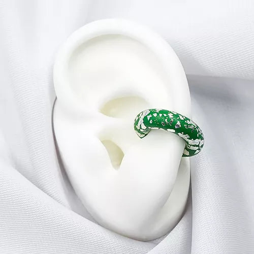 Ear cuff pequeños en arcilla polimérica