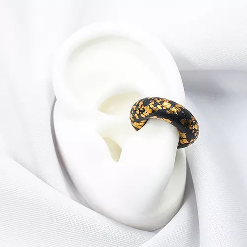 Ear cuff pequeños en arcilla polimérica