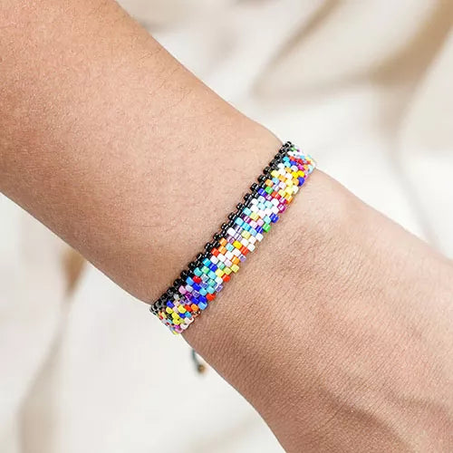 Pulsera Miyuki patrón tutti