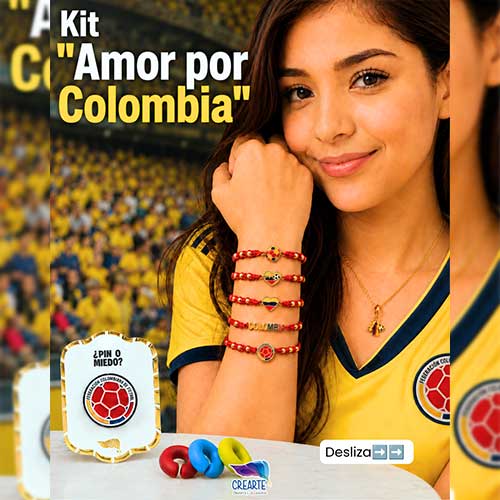 Kit de accesorios Amor por Colombia