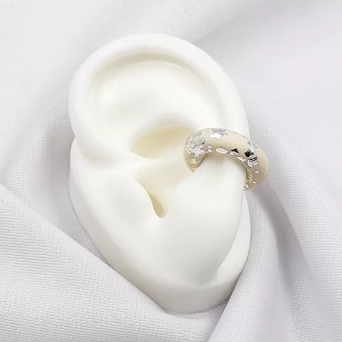Ear cuff pequeños en arcilla polimérica