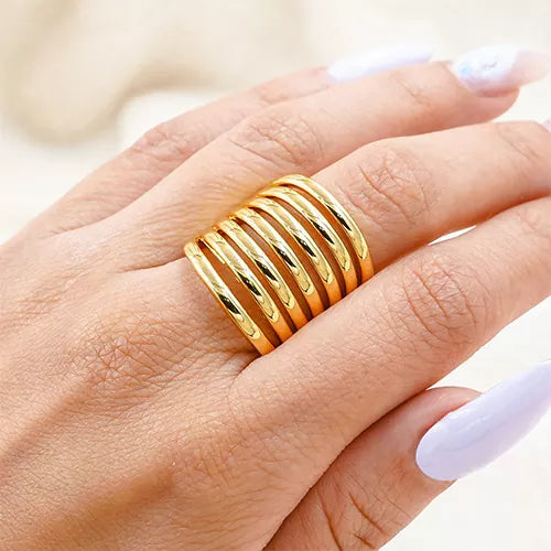 Anillo talla expandible seven lines