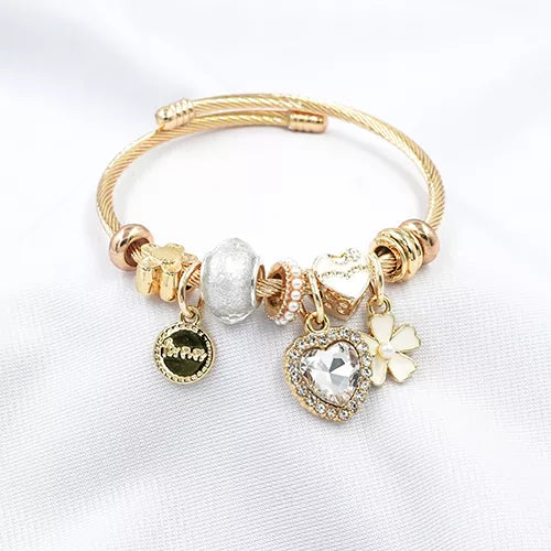 Pulsera tipo pandora gold ref 6