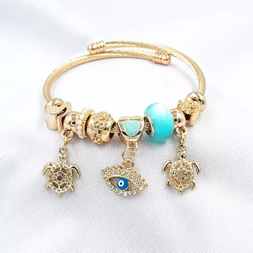 Pulsera tipo pandora gold ref 11