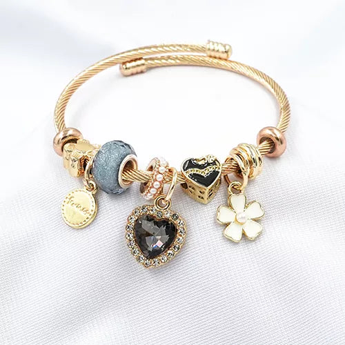 Pulsera tipo pandora gold ref 6