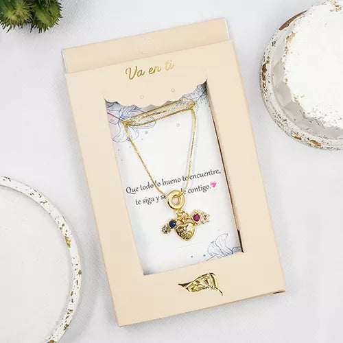 Collar en rodio yes i do