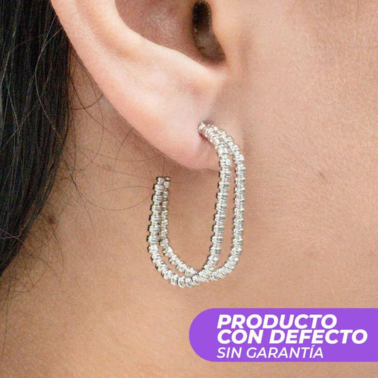 Par de candongas gota doble