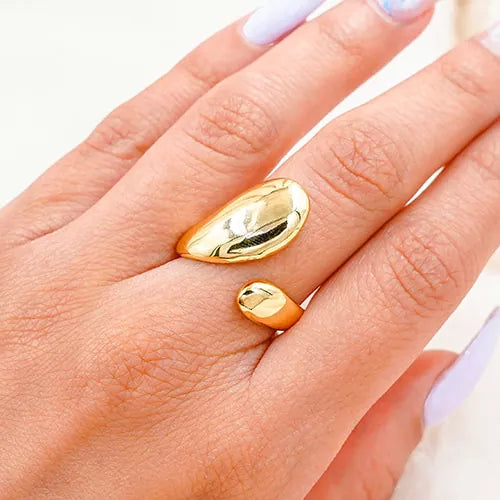 Anillo talla expansible two ovals