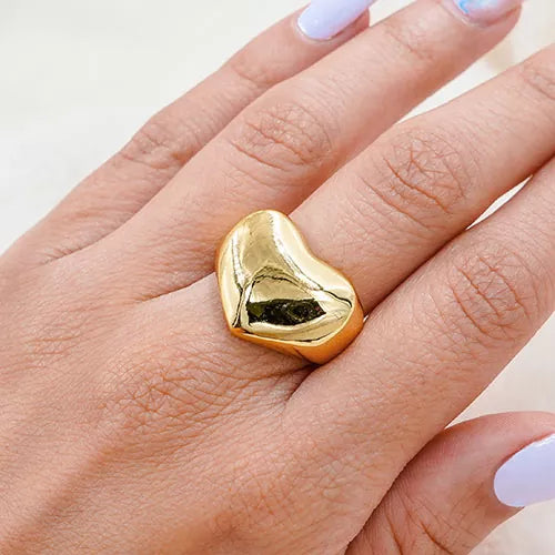 Anillo talla expandible big heart