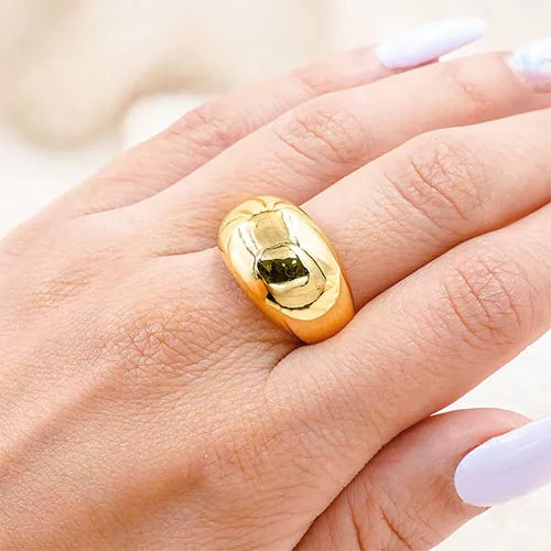 Anillo talla expandible chunky simple mini