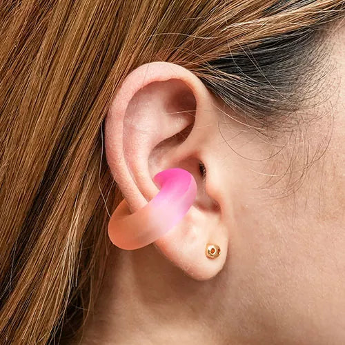 Ear cuff chunky Degraded en acrílico