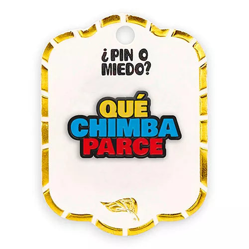 Pin metálico que chimba