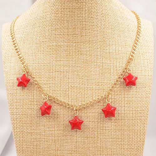 Chocker red collection pretty stars