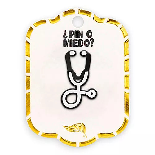 Pin metálico Estetoscopio