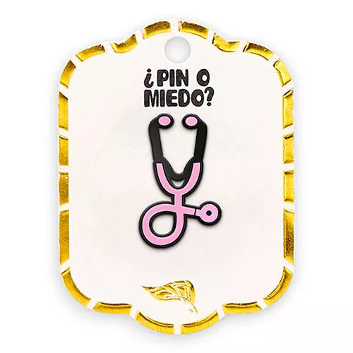Pin metálico Estetoscopio