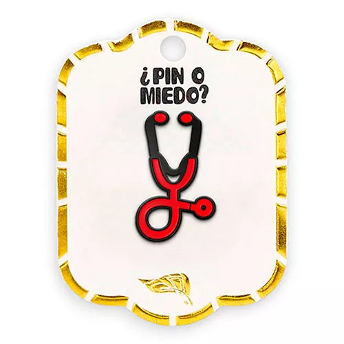 Pin metálico Estetoscopio