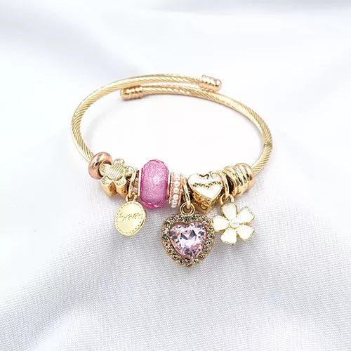 Pulsera tipo pandora gold ref 6