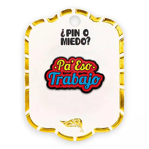 Pin metálico Pa eso trabajo