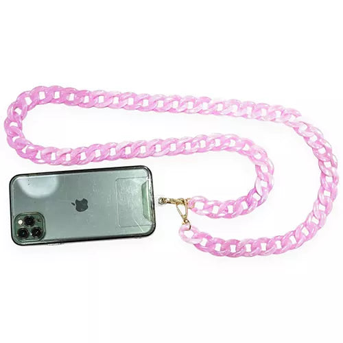Strap para celular acrylic chain