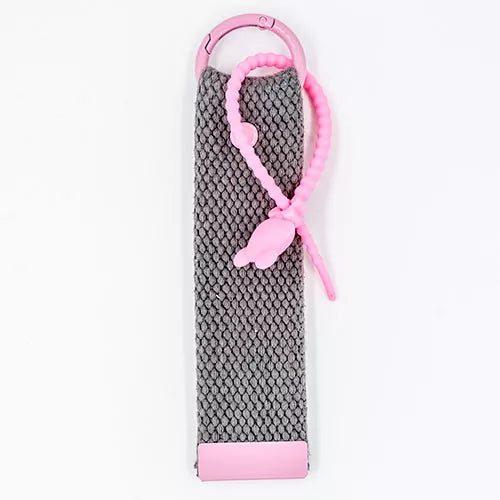 Strap BagCharm gris