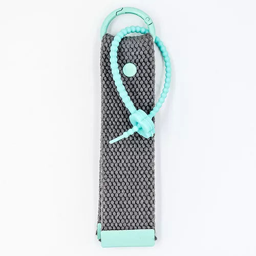 Strap BagCharm gris