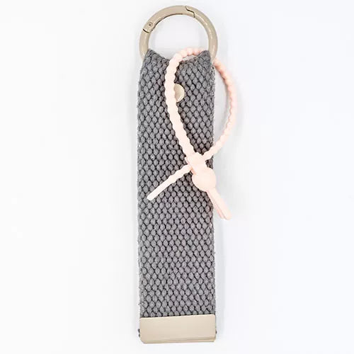 Strap BagCharm gris