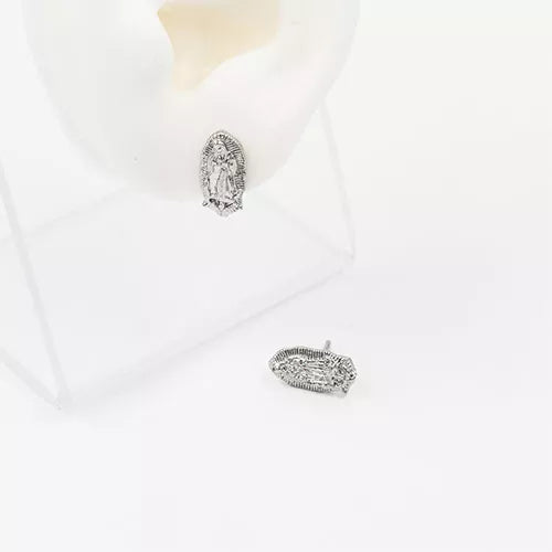 Par de topos silhouette Virgen de Guadalupe Small