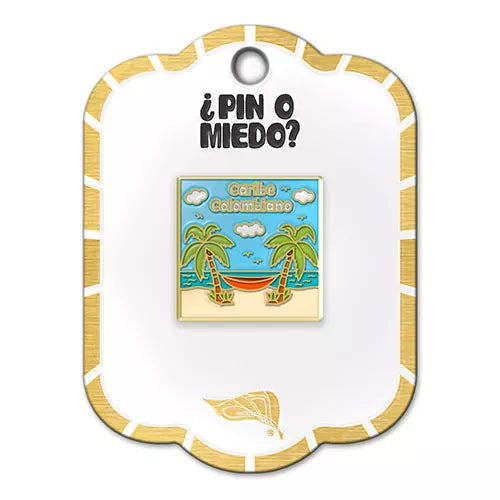 Pin metálico Caribe Colombiano