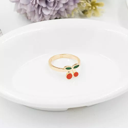 Anillo mini central cherry