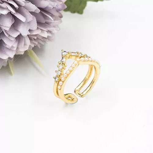 Anillo talla regulable crown second style