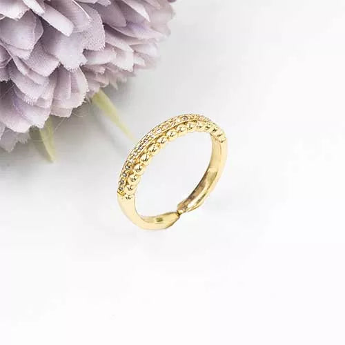Anillo talla regulable flat arch and low circles