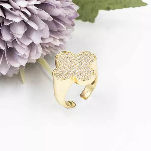 Anillo talla regulable huge clover