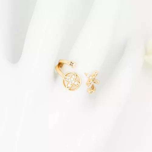Anillo talla regulable many crosses