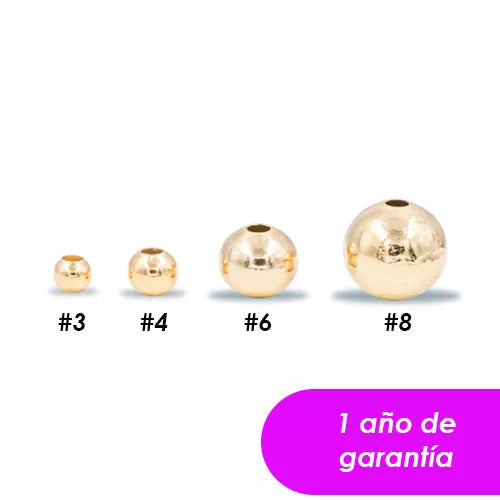 Balin en oro laminado Ref 5