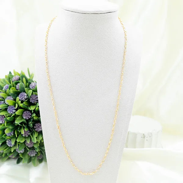 Cadena de Rodio Eslabón Clásico