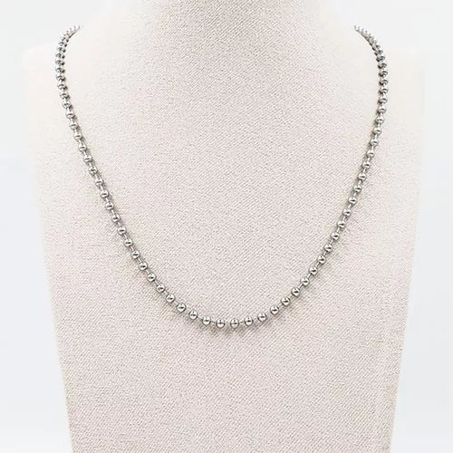 Cadena en acero military pattern