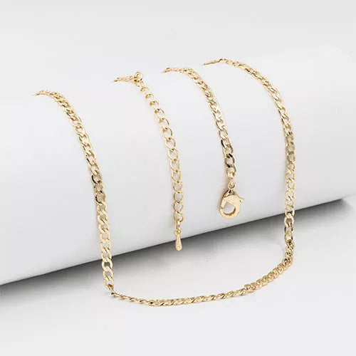 Cadena en rodio small link follow