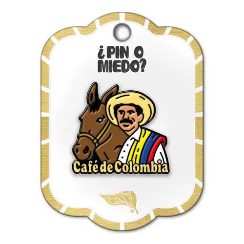 Pin metálico Café de Colombia