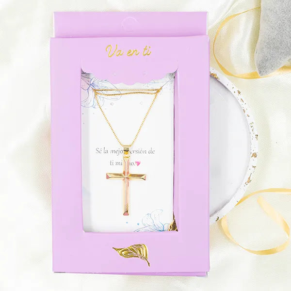 Collar en Rodio Dorada Clásica