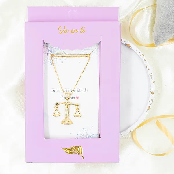 Collar en Rodio Justicia