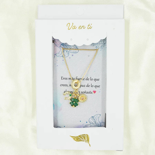 Collar en Rodio Luck attraction