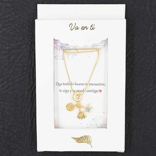 Collar en Rodio Marino